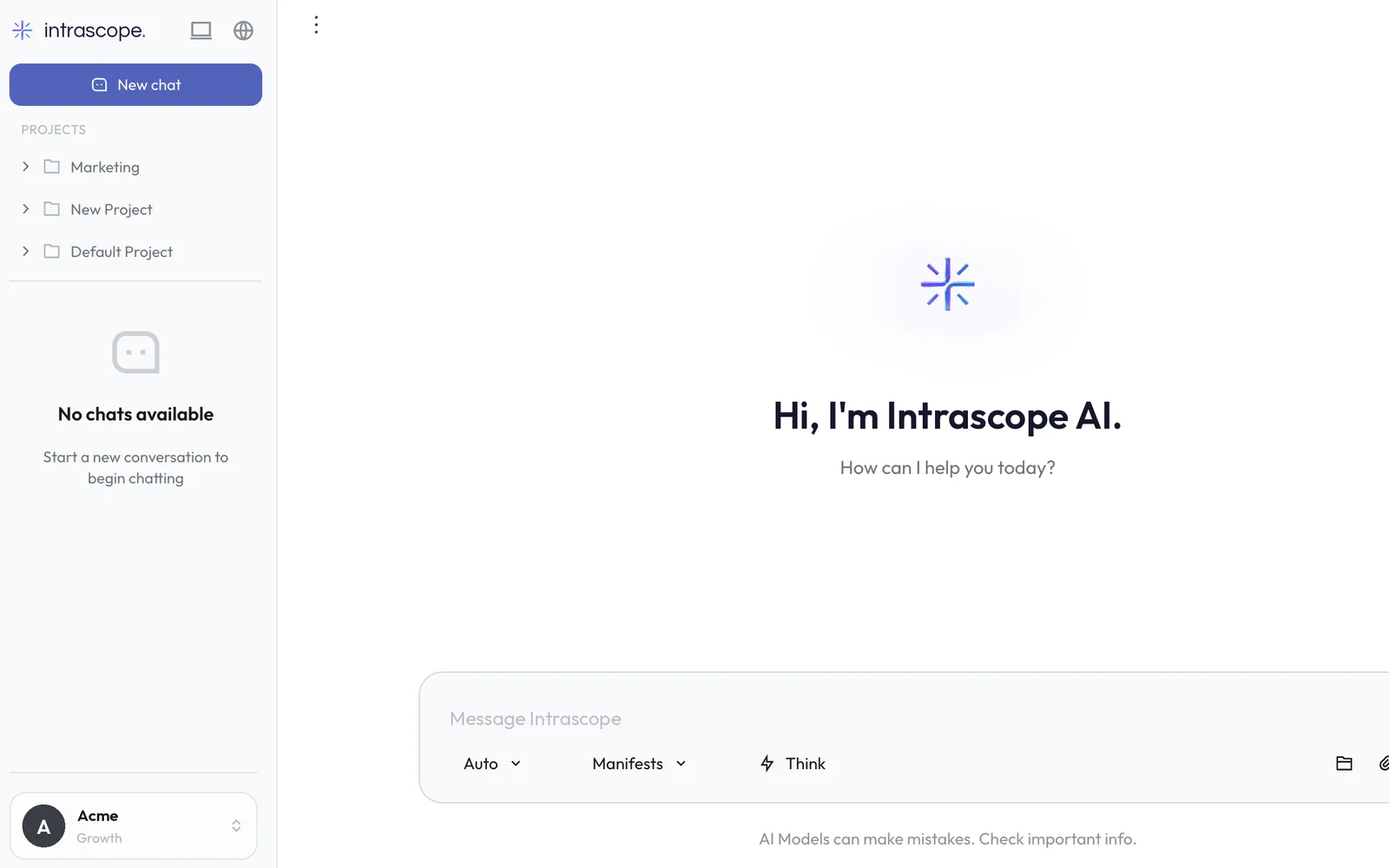 A business AI workspace with approved models, ready to carry the operator's brand